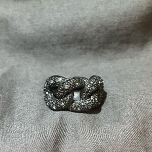 BCBG Gunmetal Ring